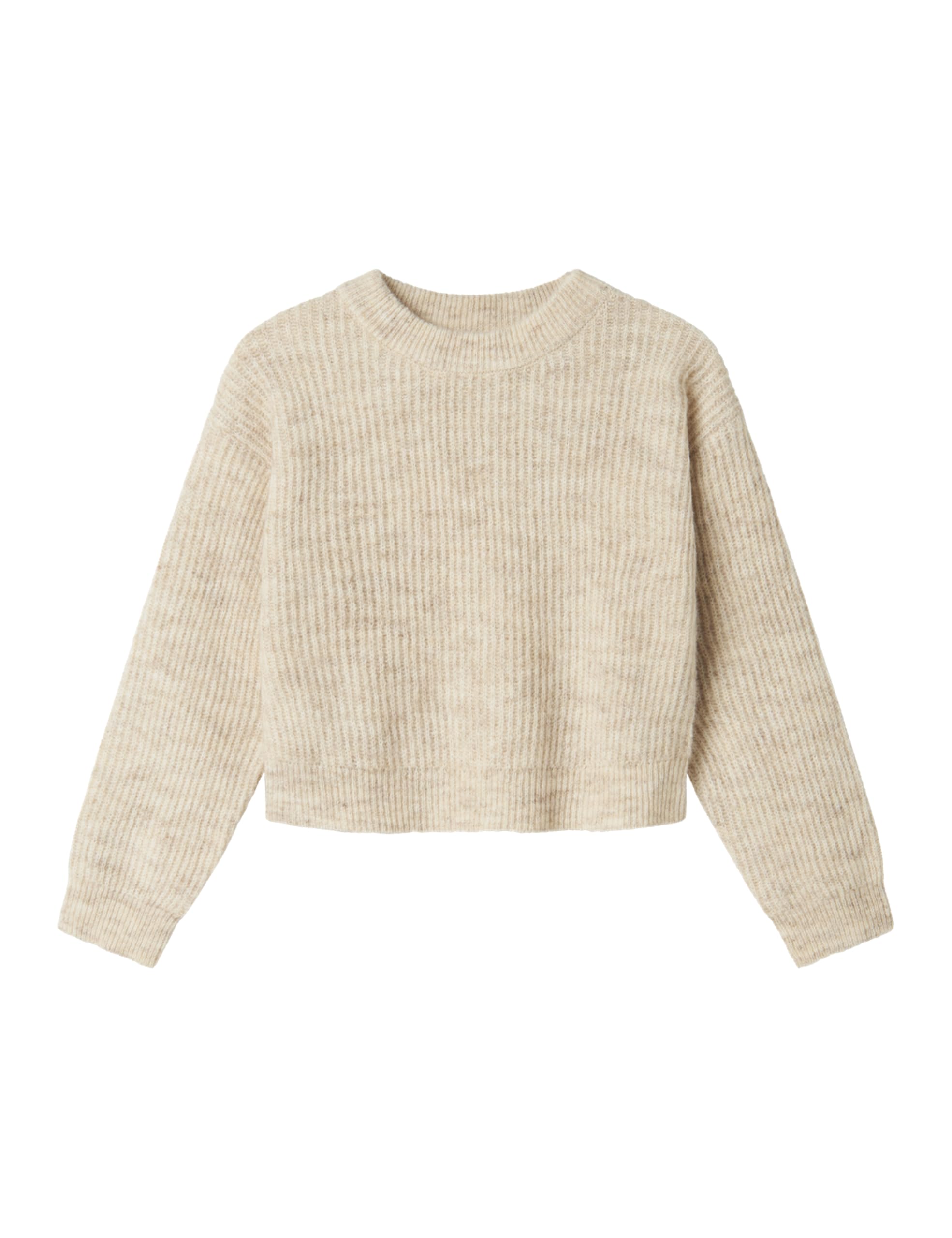 Name IT Mädchen Nkfholly Ls Boxy Short Knit Noos Nkfholly Ls Boxy Short Knit Noos (1er Pack)