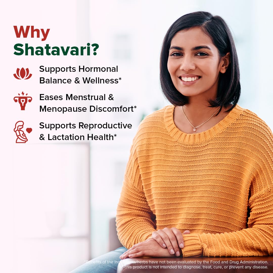 VAHDAM Shatavari Capsules | Menopause, Lactation, Postnatal Recovery & Hormonal Balance | 5X More Potent than Regular Powder | Dual Spectrum Formula | Vegan, Gluten-Free | 60 Veg Capsules 1