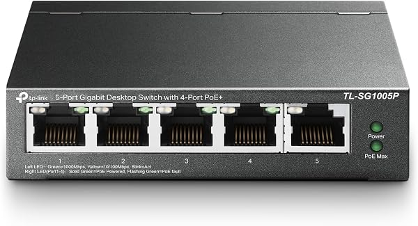 TP-Link TL-SG1005P 5-Port Gigabit PoE Switch
