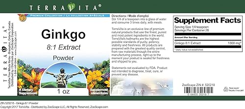 Miniatura 3 de Ginkgo 8 1en polvo (1oz, Zin 520218), 3