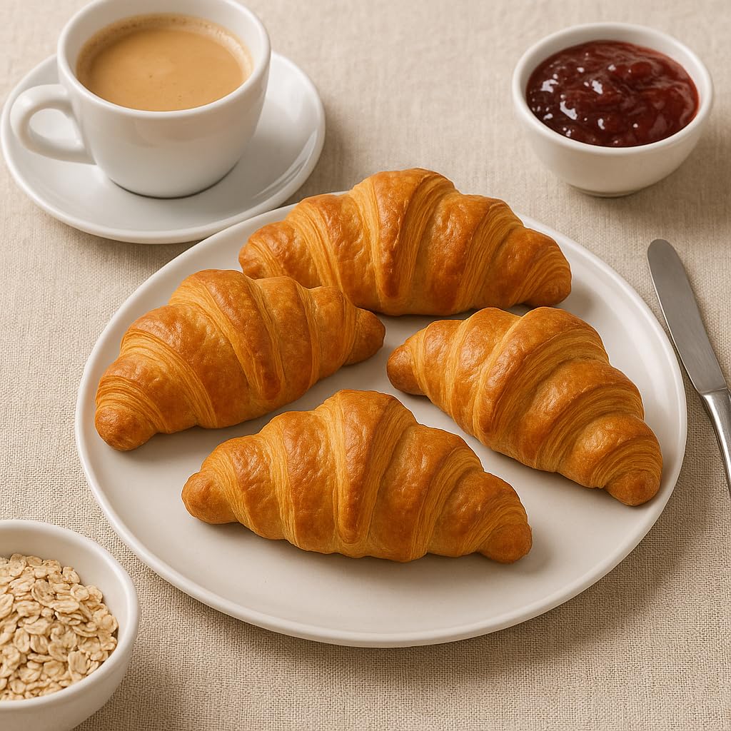 Balconi Croissant Altograno Classico 6 Pezzi per Confezione – Scorta da 4 o 8 Confezioni (Croissant Soffici con Farina Integrale, Senza Olio di Palma, Ideali per la Colazione o la Merenda) (8)