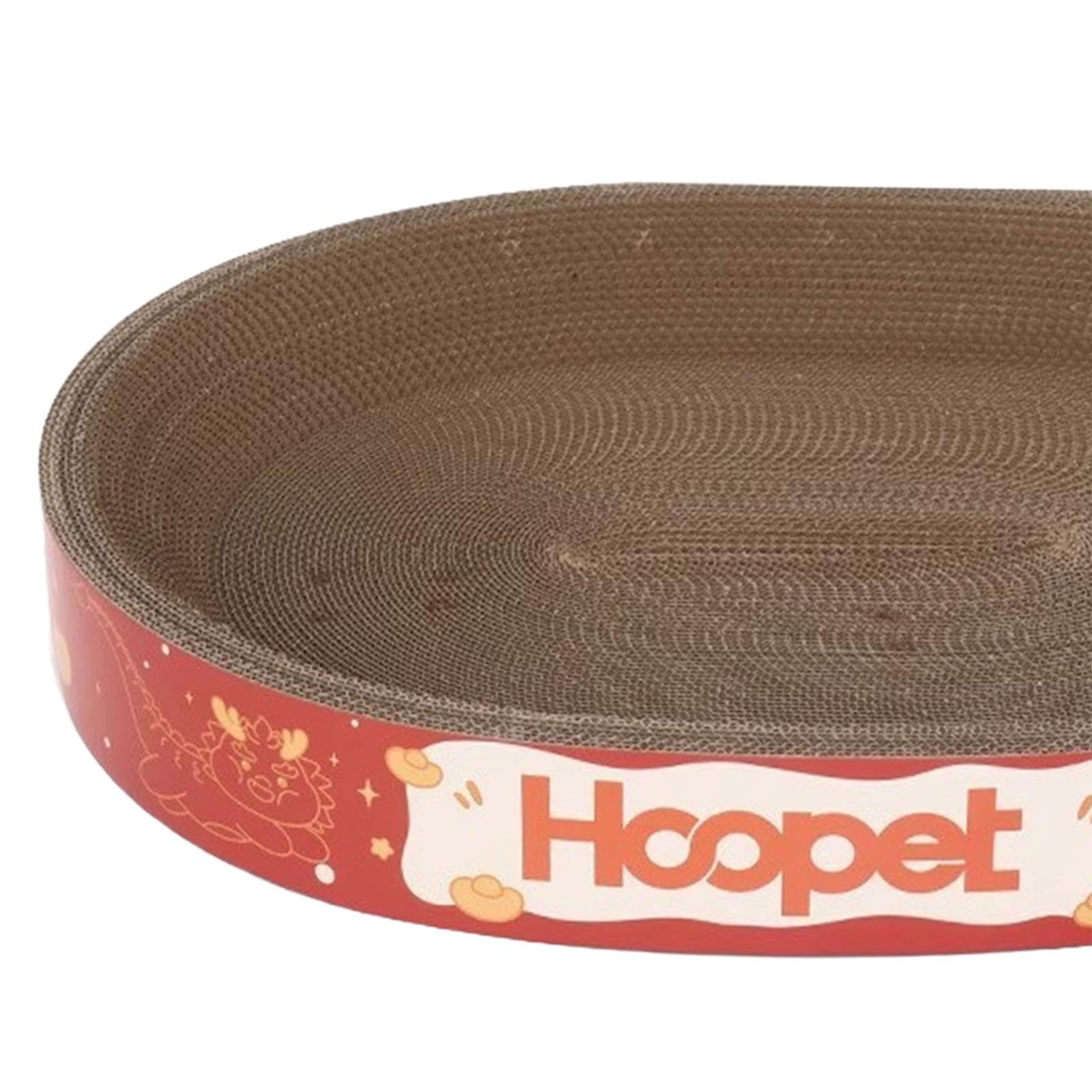 Rascador Ovalado para Gatos, Cama de Cartón para Gatos, Rascador de Cartón para Gatos, Ideal para Sofás, Alfombras Y Sillones. para Que