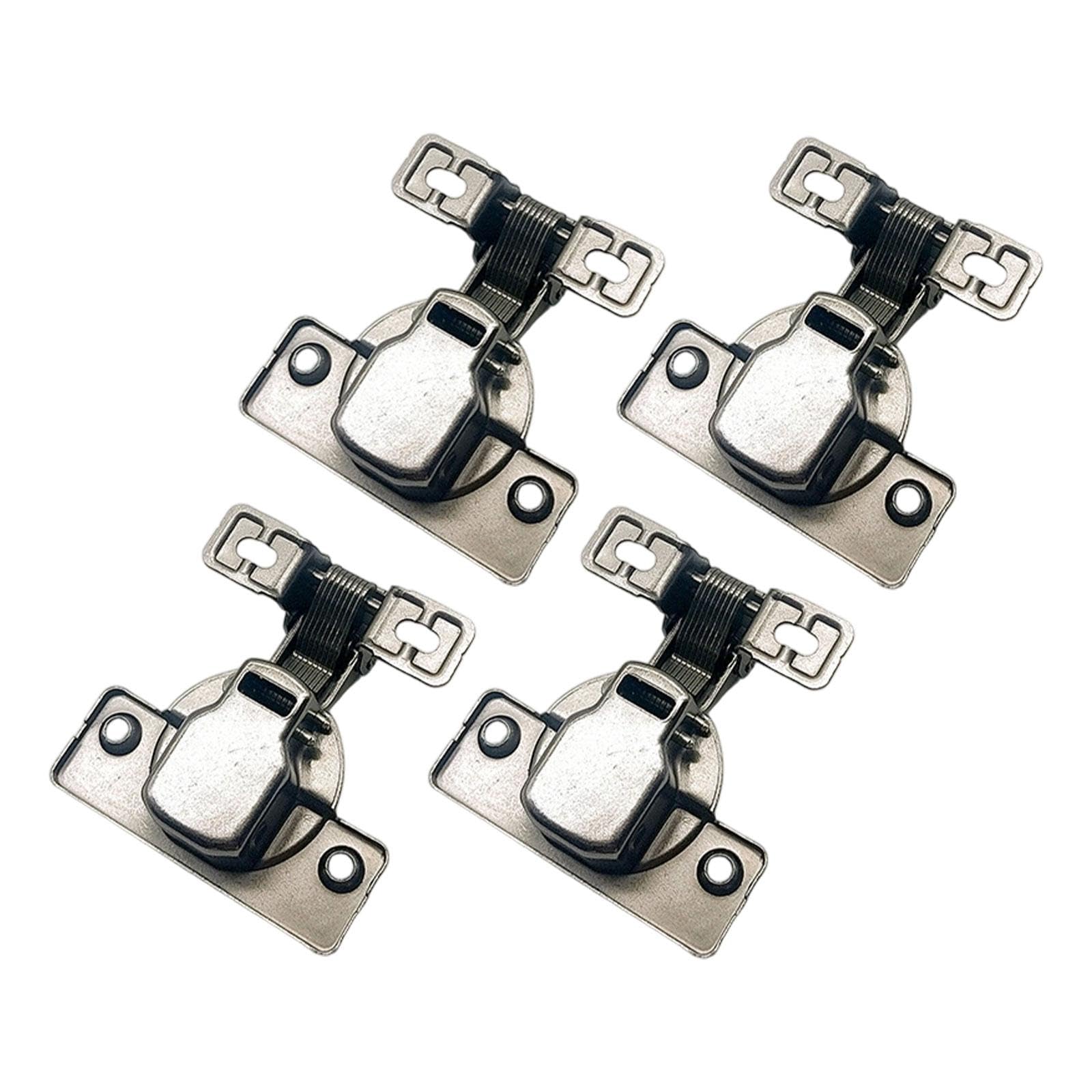 Charnières de porte d armoire auto fermantes en acier carbone or titane lot de 4 pièces