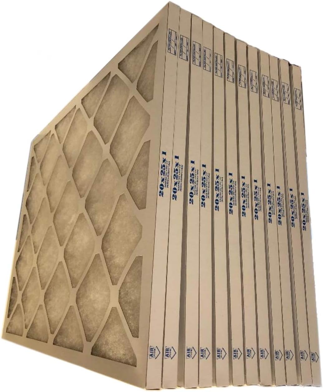 Furnace Filter 20x25x1 Actual Size 19.5"x24.5"x0.75" (49.53cm x 62.23cm