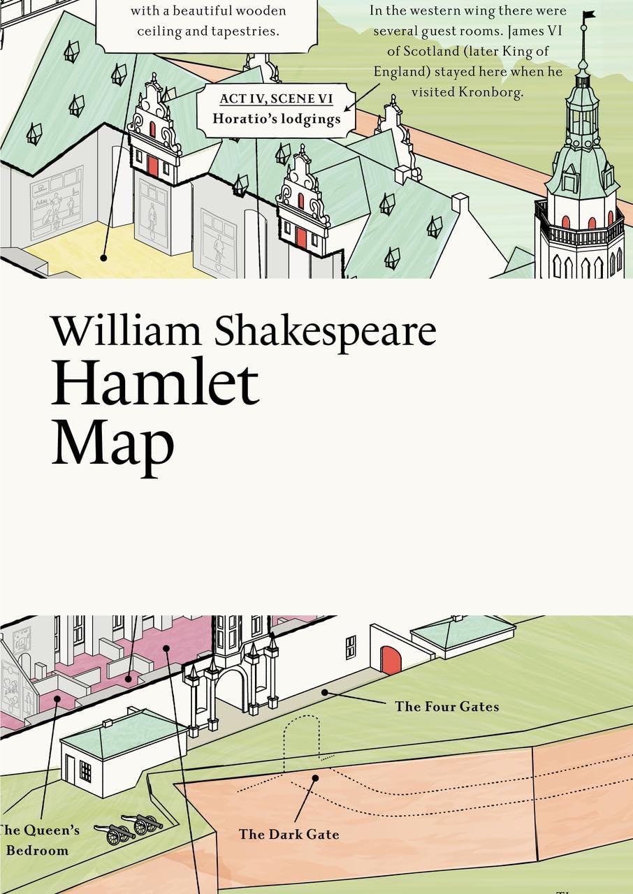 William Shakespeare, Hamlet Map (Literary Maps Series)