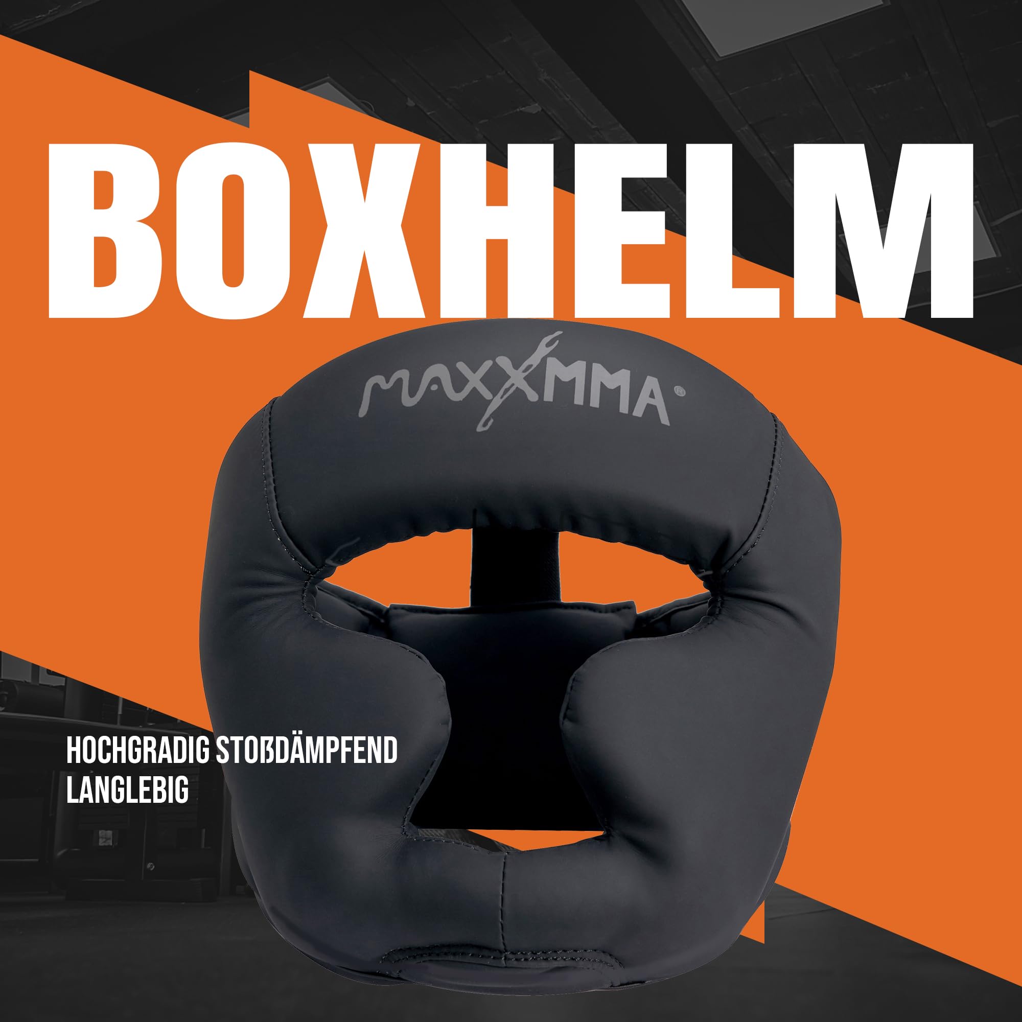 MaxxMMA Full Coverage Kopfbedeckung Boxen MMA Training Kickboxen Sparring Karate Taekwondo