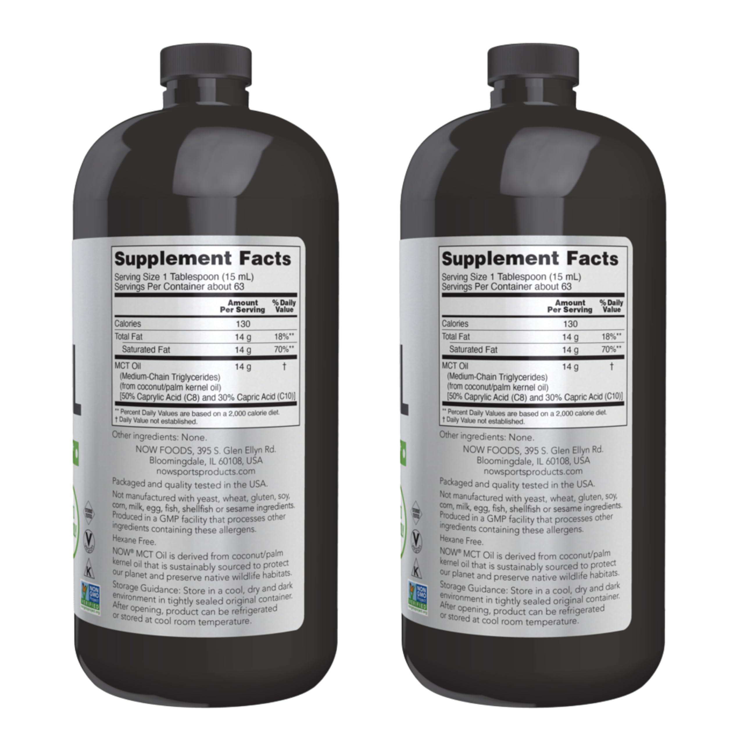 Now Foods MCT Oil 32 Ounce Pack Of 2 packaging may vary product thumbnail 5
