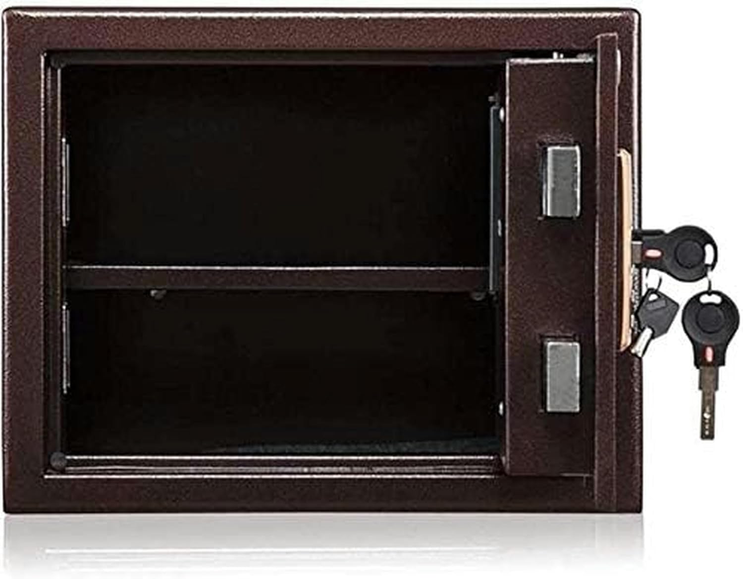 Cabinet Safes Small Safes for Home Personal Safe Cabinet Safes Feet Cabinets Wall Safe Household Into The Wall Safe Mini Bedside Safe Deposit Box-1pc