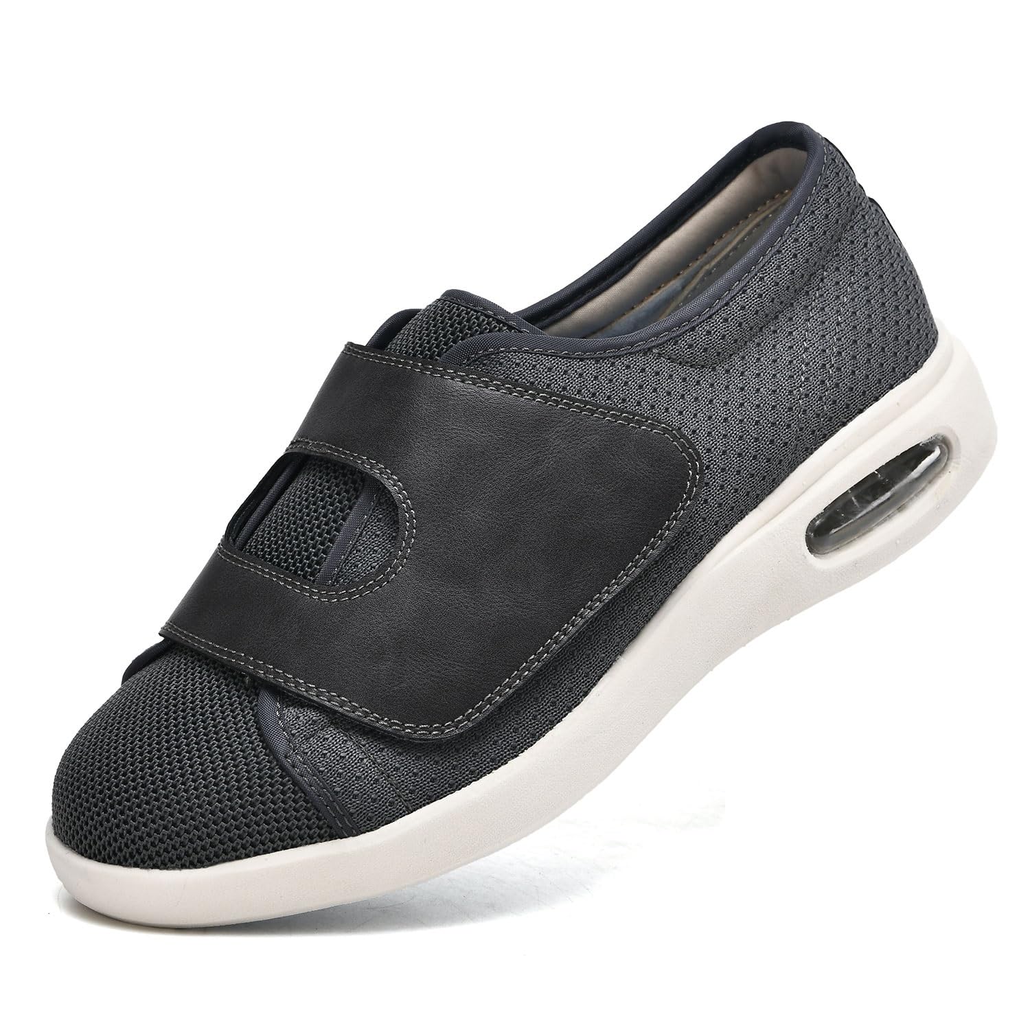 Zapatos sanitarios de hombre con plantilla ortopédica y suelas de gran soporte
