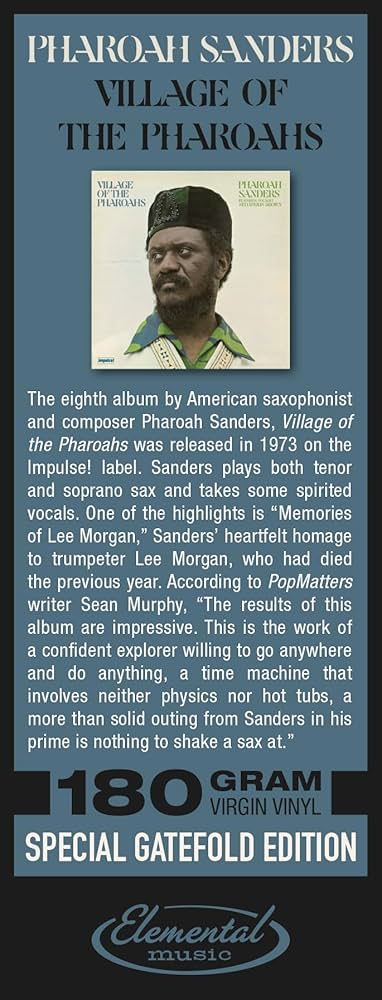 欧LP Pharoah Sanders , Vocalist Sed Village Of The Pharoahs 700233 Elemental Music /00400 MC00MDEwLmpwZWc.jpeg