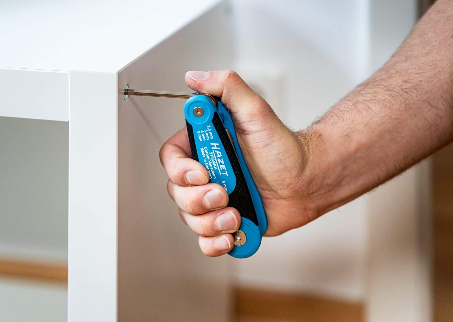 Hazet 2100/6KH 6 Piece Hexagon Offset Screwdriver Set, 2.5-8mm