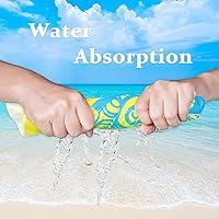 Vista 7 de Romantic Angels Toallas de playa de microfibra de gran tamaño, toalla de baño de secado rápido, toalla de baño absorbente a rayas, para viajes