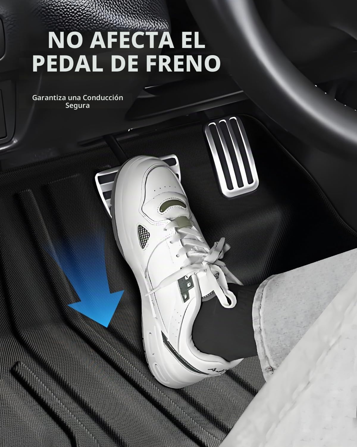 (3 Piezas) TPE Alfombrillas para Ford Kuga MK3 PHEV 2020-2025 2026 | Alfombras Originales, Tapetes con Bordes Elevados, Accesorios Antideslizantes e Impermeables, Volante Izquierdo