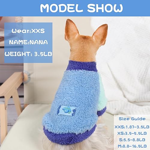 Miniatura 2 de Suéteres para gatos, ropa para perros pequeños, ropa para cachorros, suéteres para perros pequeños, chihuahua, yorkie, ropa de perro, forro polar