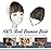 BARSDAR Real Human Hair Clip in Bangs - 100% Human Hair Clip in Bangs for Women - Brown Wispy Bangs Extensions Fringe with Temples Dyeable Real Hair Bangs Hairpieces - Brown