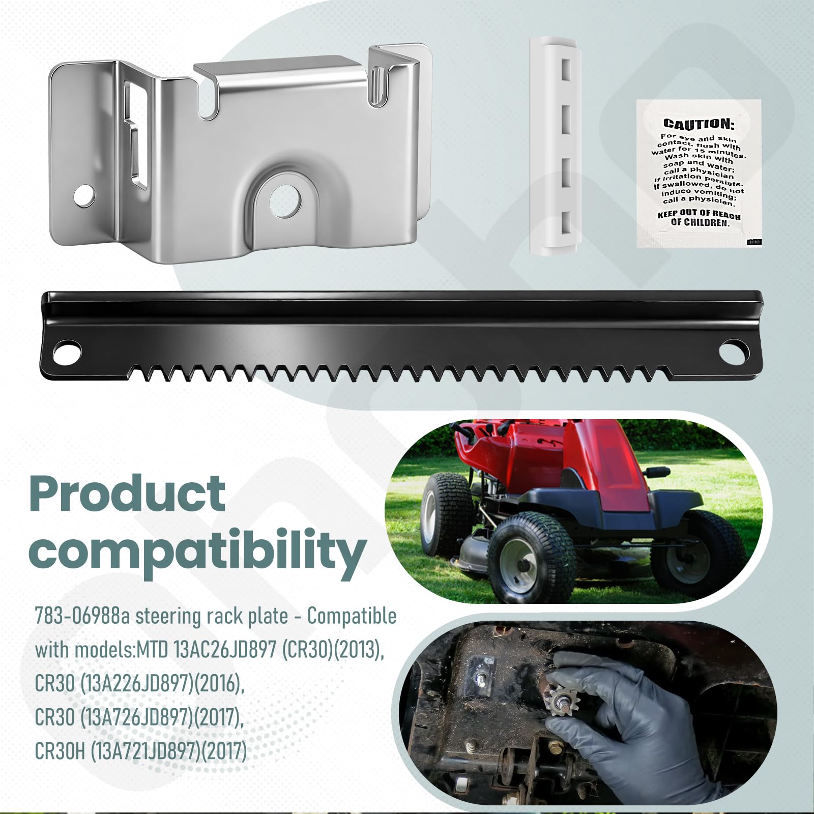 Amazon.com: 783-06988A Steering Rack Plate - by Ohoho - Compatible