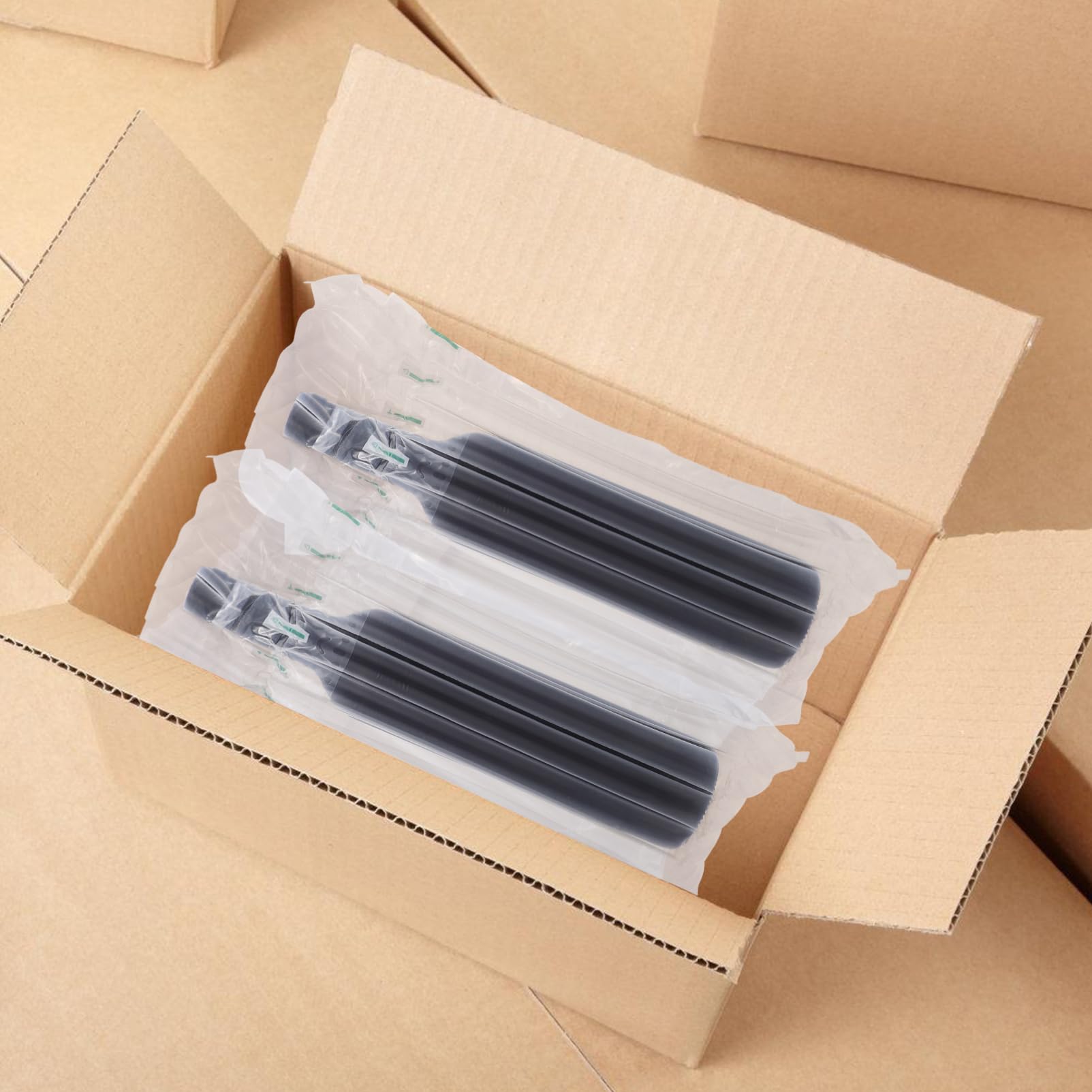 MAGICLULU 50 Pièces Housse de protection pour bouteille de vin Housses de protection pour bouteilles de vin pour bouteilles en verre protège- de transport aérien pe