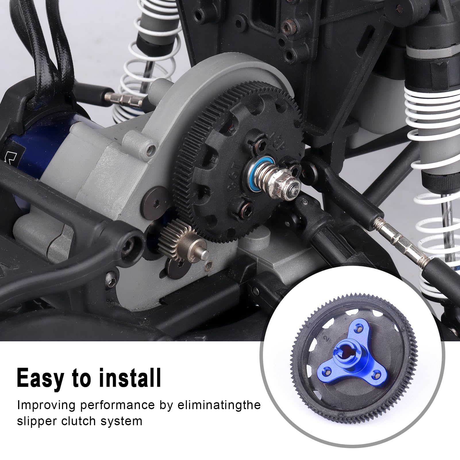 Amazon.com: FriHobby RC Slipper Clutch Eliminator for Traxxas 1/10