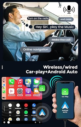 Miniatura 4 de FELLOSTAR Unidad principal de coche para Toyota Tacoma Hilux Radio 2005-2013 estéreo con Carplay y Android Auto 4-Core 2+32G Unidad principal 9