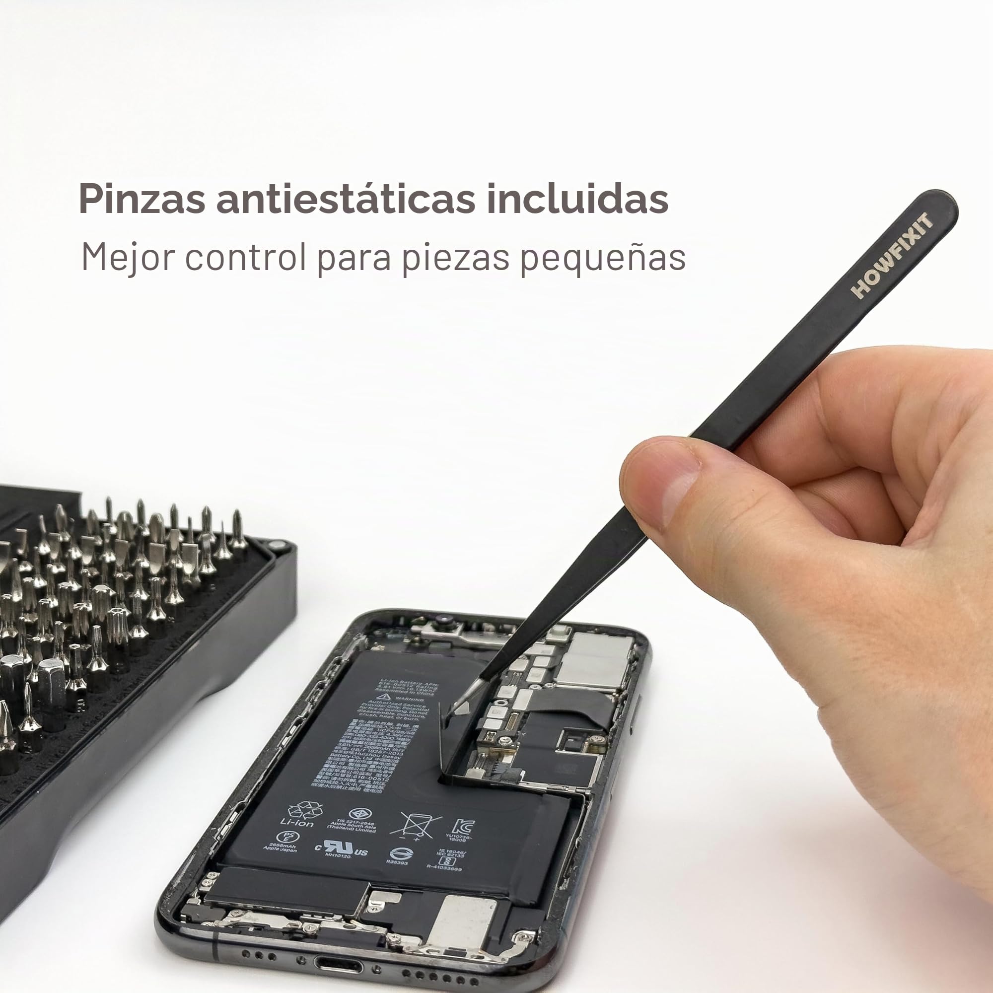 HowFixit PRO MAX 106-en-1 Juego de destornilladores para reparación electrónica