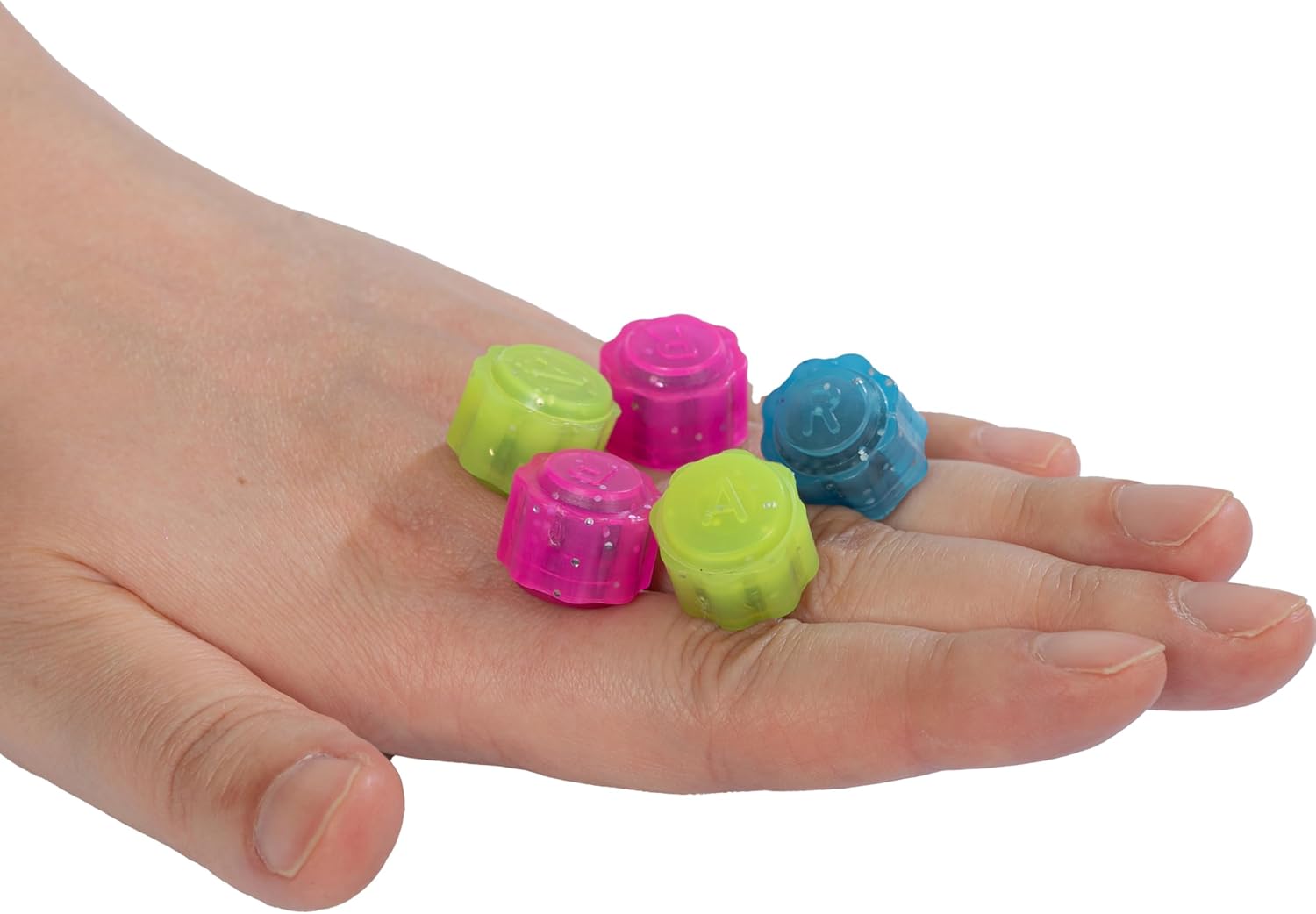 H·B·R·G Crystal Gonggi Korean Jacks Stone Game Tossing Korean Folk Traditional Games, Hand-Eye Coordination Game (12 Pcs) (Color Random). Made in Korea