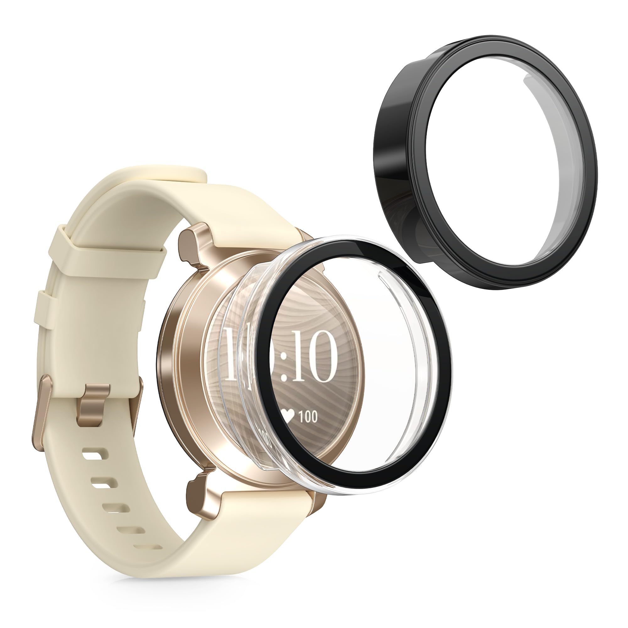 Amazon | kwmobile 2x ケース Garmin Lily 2対応 カバー - フル