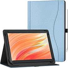 Universal Case for 10.1 Inch Tablet, with Multi-Angle Stand Pocket Case for Doogee U11/ U11 Pro/TECLAST P50/ 9.6-11 Inch Tablet (Sky Blue)
