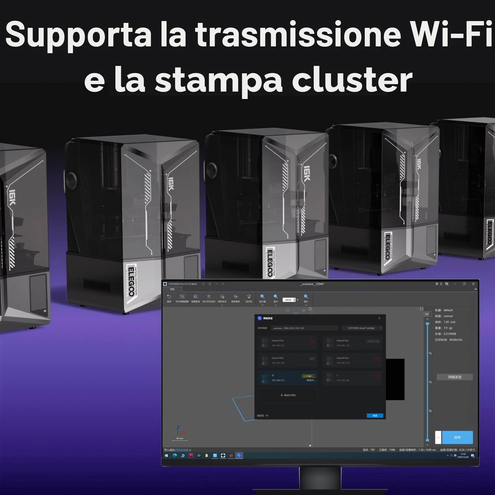 ELEGOO Saturn 4 Ultra 16K Stampante 3D Resina da 10", con Serbatoio della Resina Riscaldato, Stampa a 150 mm/h, Livellamento Automatico, Trasferimento Wi-Fi, 218,88 x 122,88 x 220 mm³