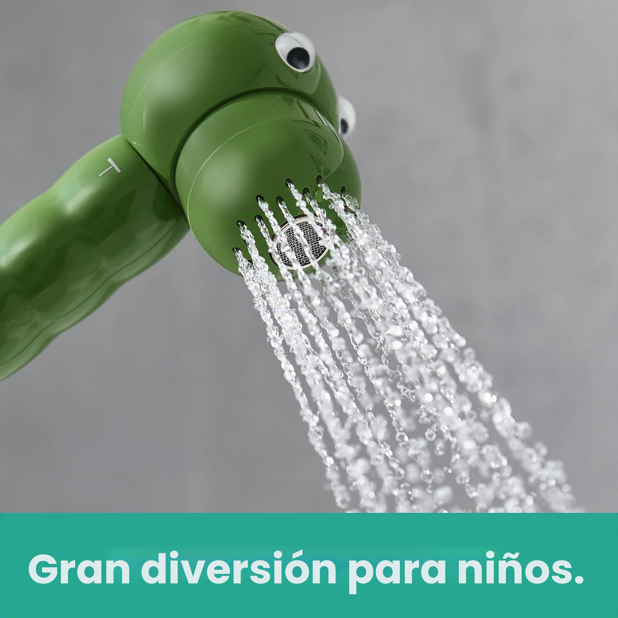 hansgrohe Jocolino Ducha de mano para niños cocodrilo, 2 tipos de chorro, 28788570