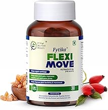 Fytika Flexi Move - 30 Tablets | Joint Support Supplement, Glucosamine, Rosehip, Boswellia Serrata, Supports Bone, Joint, Cartilage Health, For Men, Women