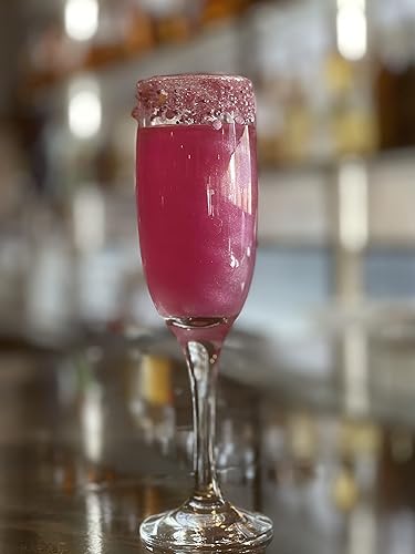 Miniatura 4 de Snowy River Pink Star - Confeti de cóctel de color natural certificado Kosher (8 onzas, estrella rosa)