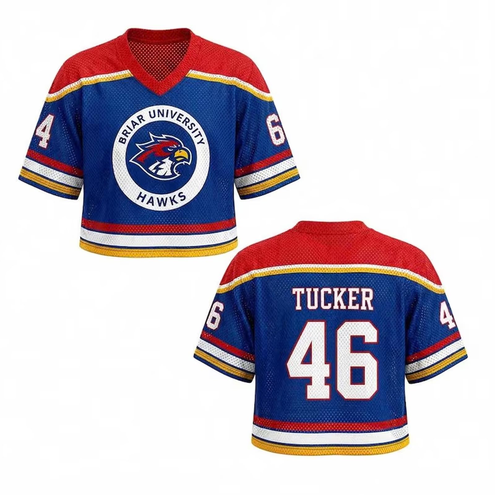 Off Campus Hockey Jersey Graham 44 & Logan 22 & Tucker 46 & Di Laurentis 66 Briar U Jersey Shirts Men/Women Unisex Short Sleeve Briar Hockey Shirts Sports Inspired Tshirts Off Campus Merch for Fans — image 1