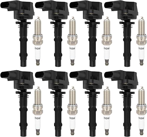 ECCPP UF535 8 bobinas de encendido con 8 bujías de iridio para Dodge para Mercedes-Benz Sprinter 2500 3500 C280 C350 CL550 CLS550 SL550 2011 2012