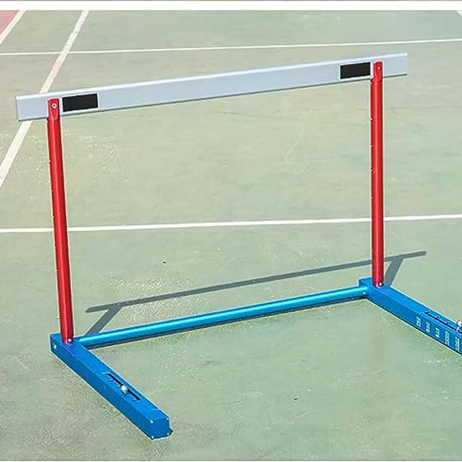 Ostacoli regolabili in altezza per allenamento di agilità, set di barre per salto su pista e campo, attrezzatura sportiva facile da montare per una migliore pratica della velocità