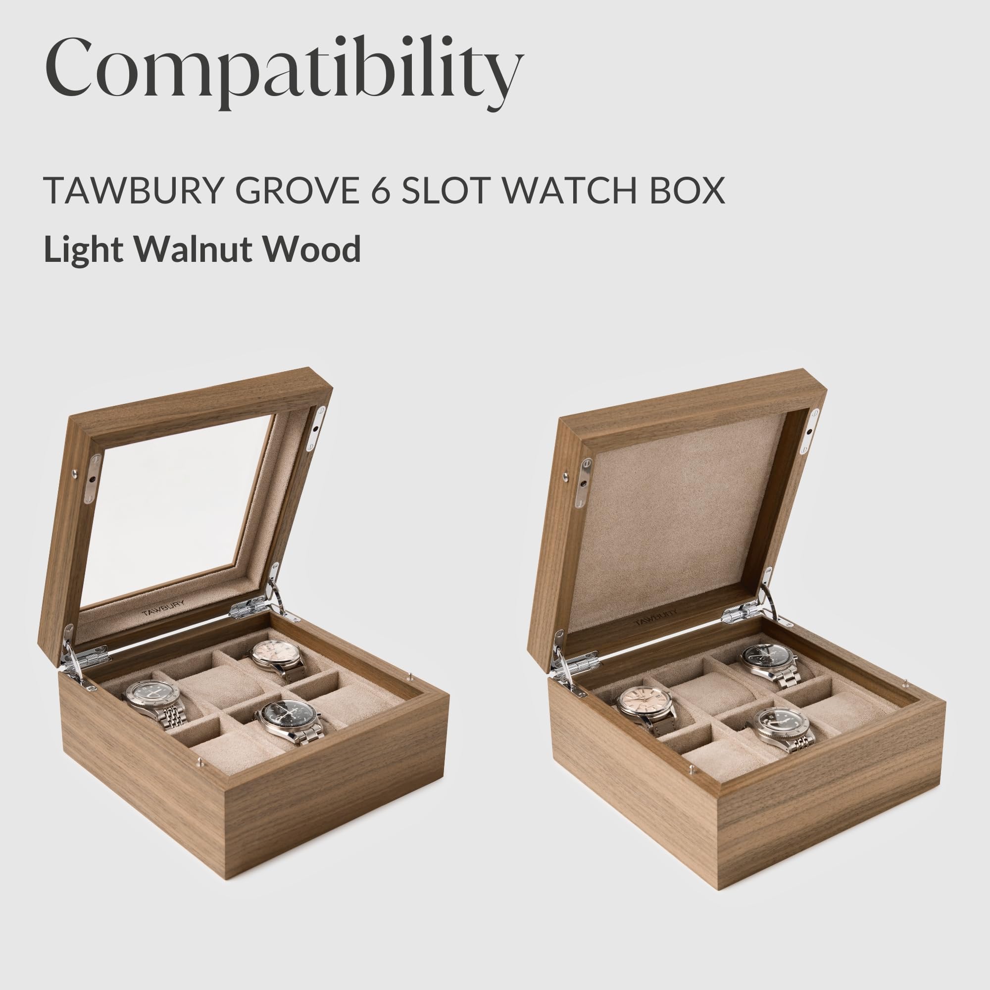 TAWBURY Grove - Set di 6 cuscini a forma di S, per polsi con circonferenza da 14 a 17,5 cm, larghezza 5 cm (beige)