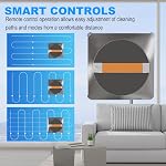 Window Cleaning Robot, Ultra-Thin Design, 5600PA Suction, Automatic Smart Vacuum for Glass, Tiles (Grey)