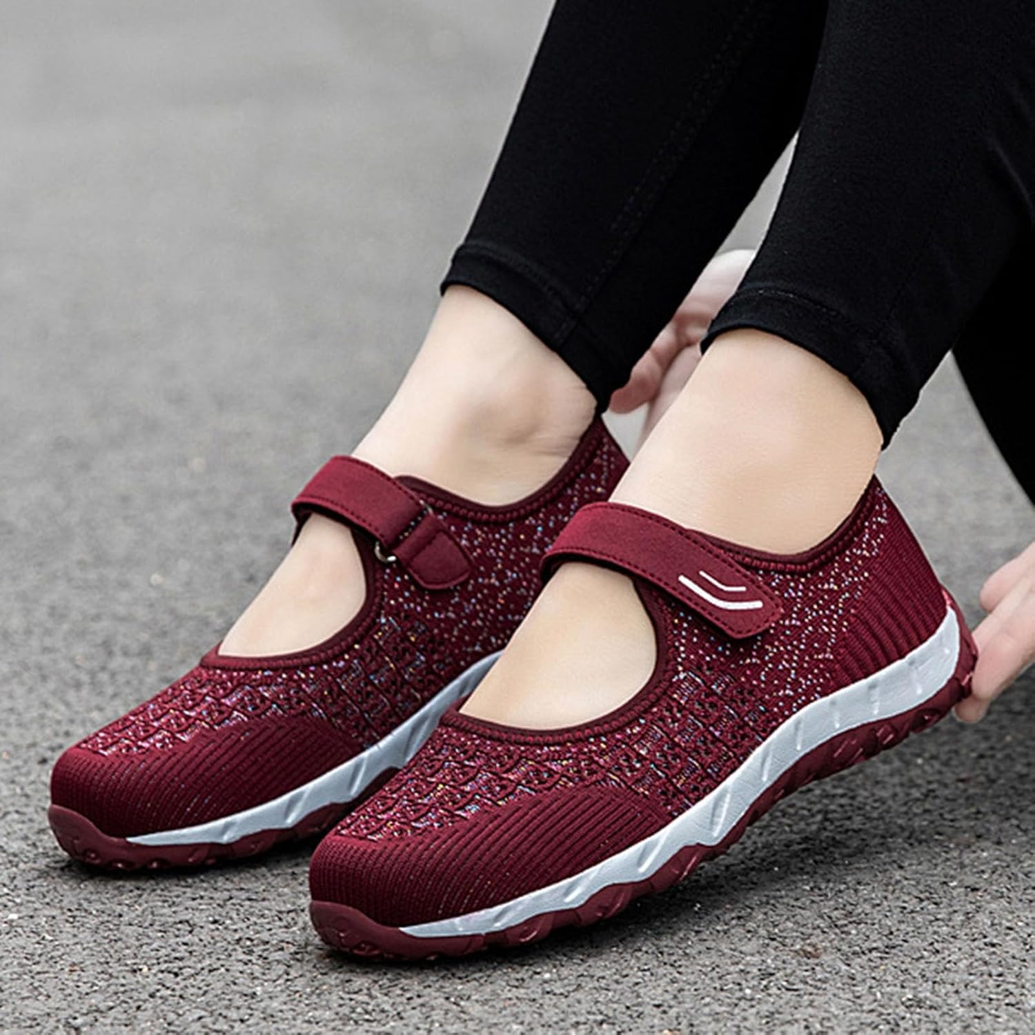 Extra Wide Width Diabetic Sandals for Women,Breathable Lightweight Diabetic Shoes for Women,Comfortable Slip-On Diabetic Slippers Women,for Swollen Feet Edema
