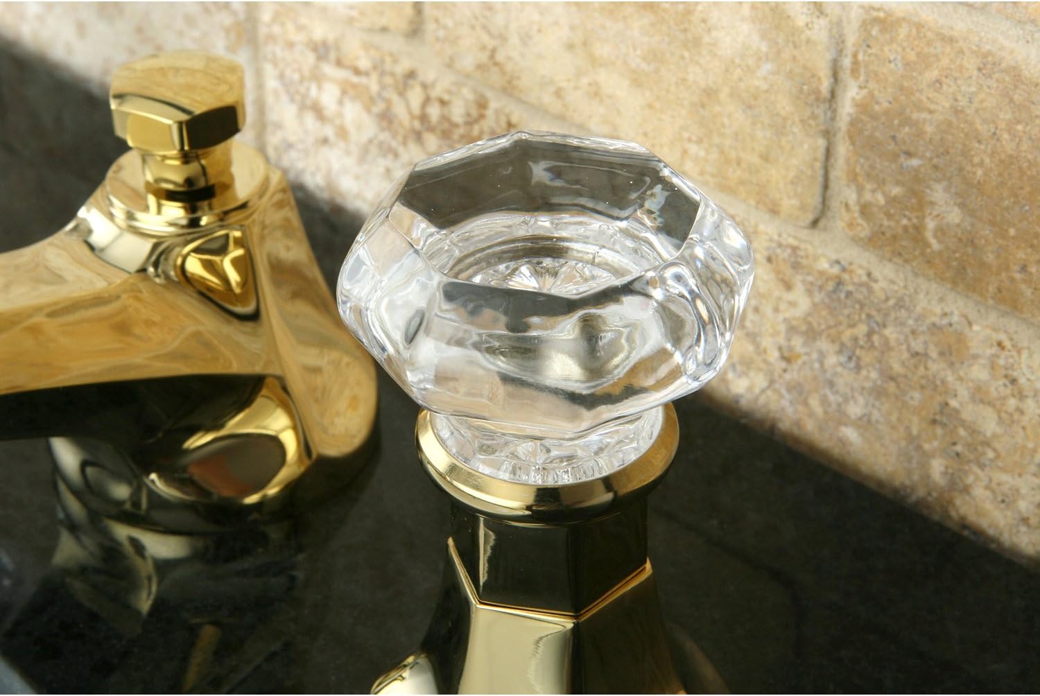 Kingston Brass KS4462WCL Celebrity 8-Inch Widespread Lavatory Faucet, Polished Brass