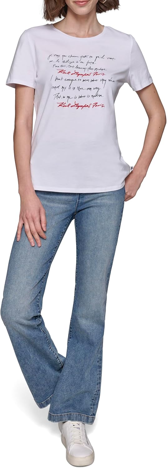 KARL LAGERFELD Women's Casual T-Shirt - Image 2