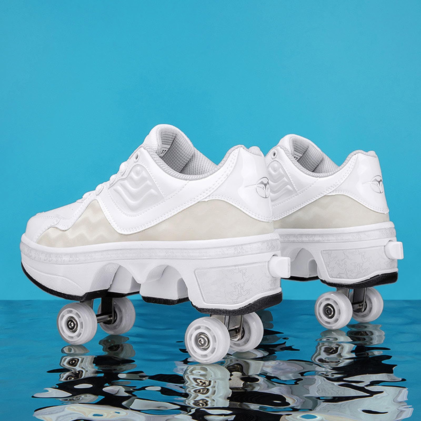 Rollschuhe Schuhe Rad Schuhe für Jungen Mädchen Erwachsene Rollschuhe Schuhe mit Rädern Flexible Schlittschuhe als Geschenk