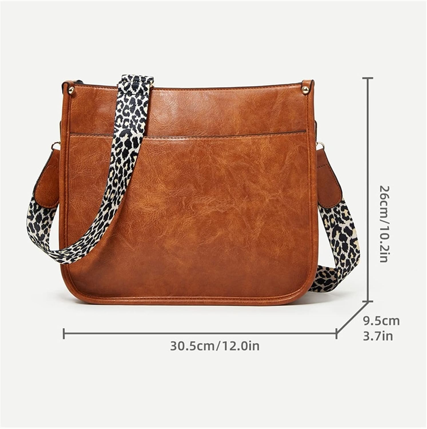 Wide Strap Women Crossbody Bag Large Capacity Leather Shoulder Messenger Bags For Female Handbags(G)