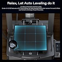 Vista 4 de Creality Ender 3 V3 SE Impresora 3D, velocidad de impresión de 9.843 ins, extrusora directa Sprite CR Touch Auto Nivelación Auto Z Offset