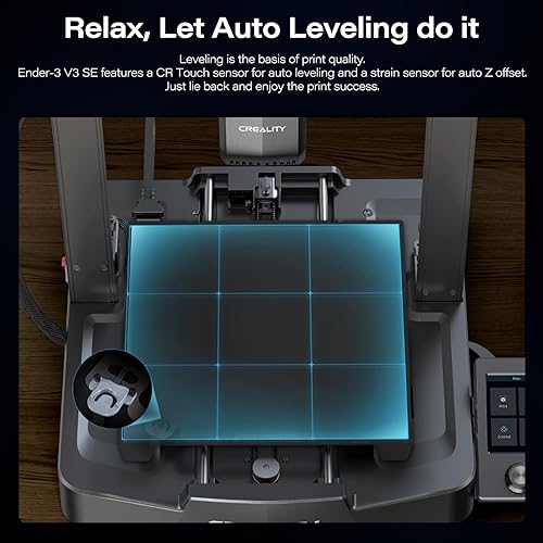 Miniatura 4 de Creality Ender 3 V3 SE Impresora 3D, velocidad de impresión de 9.843 ins, extrusora directa Sprite CR Touch Auto Nivelación Auto Z Offset Color