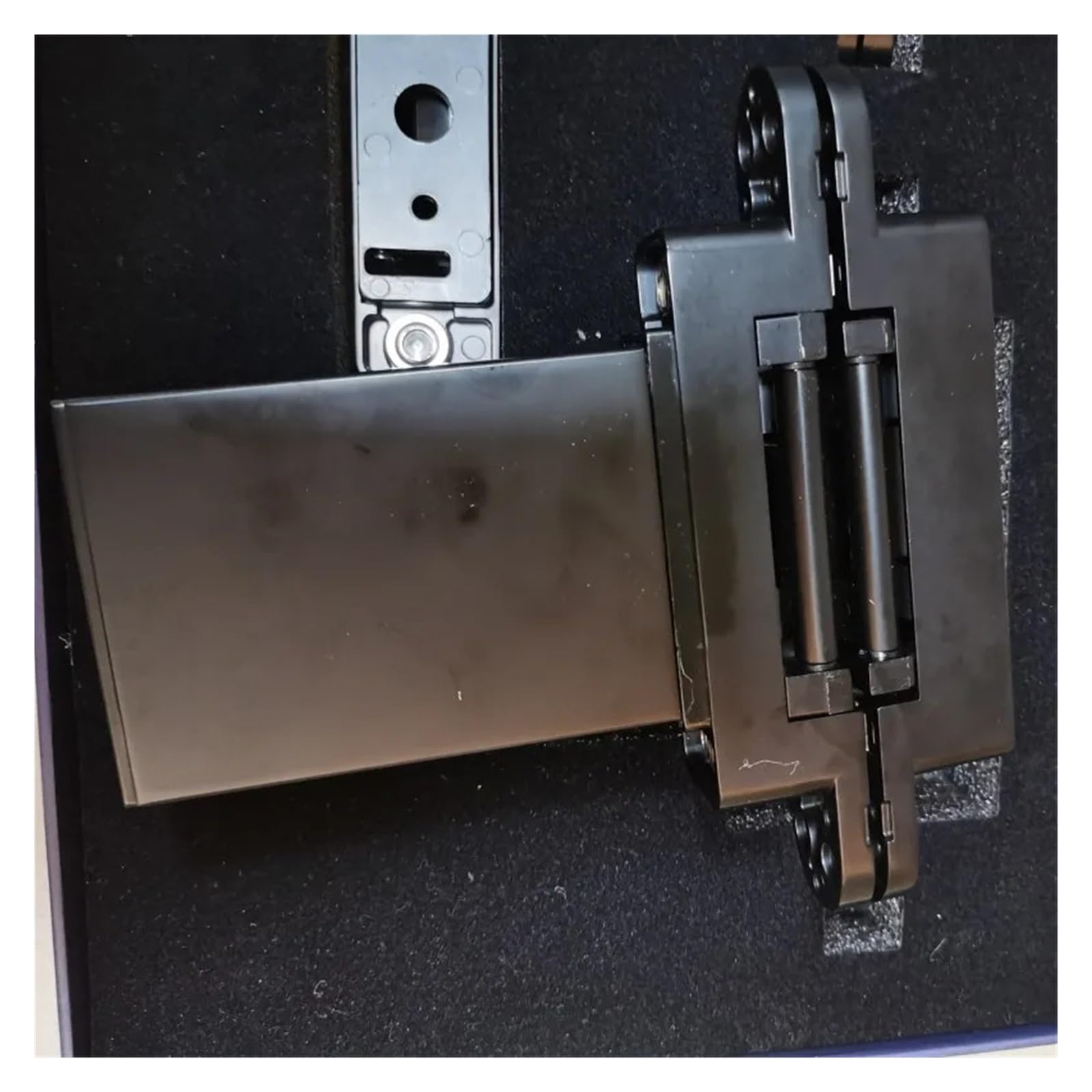 Bisagra hidráulica Oculta con rodamiento de 80 kg, bisagra Ajustable bidimensional, ángulo de Apertura de 180 Grados, bisagra for Puerta de Madera.