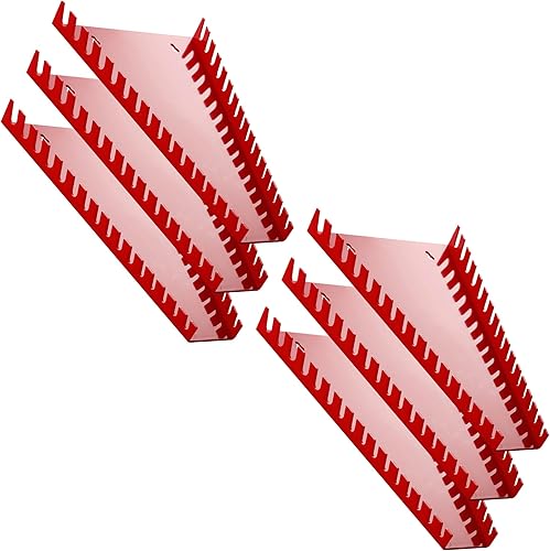 Organizador de llaves de plástico, soporte de llaves de alta densidad, estantes grandes para pared y caja de herramientas, 96 ranuras para bandeja