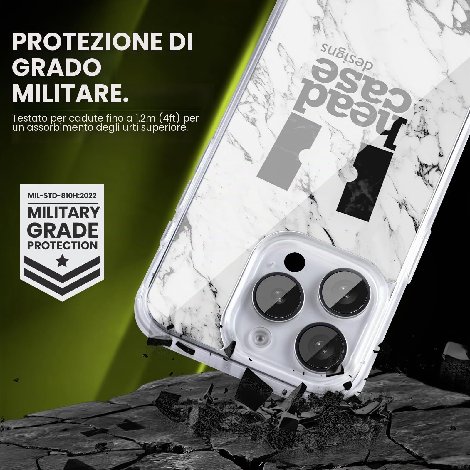 Head Case Designs Licenza Ufficiale Billie Eilish Blohsh Arte Chiave Custodia in Gel [Protezione di Grado Militare] Compatibile con Apple iPhone 14 PRO E Compatibile con MagSafe