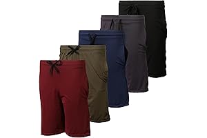Real Essentials Kids Dry-Fit Athletic Shorts