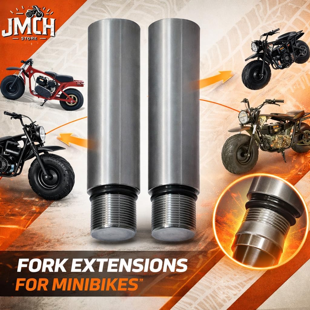 JMCHstore Front Fork Lift Extension & Preload Upgrade Kit for Coleman B200RSV B200 B200R B200C RB200 Realtree RT200 MEGA MOTO 212 MAX MMB212 200cc mini bike