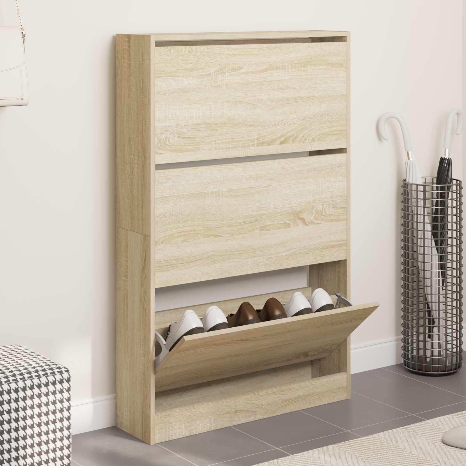 12 cerniere a ribalta in ferro argentato, 235 x 155 x 30 mm, robuste cerniere per mobili, per armadi, porte, cassapanche, cassapanche, cassapanche, cassapanche, ideali per cucina, giardino