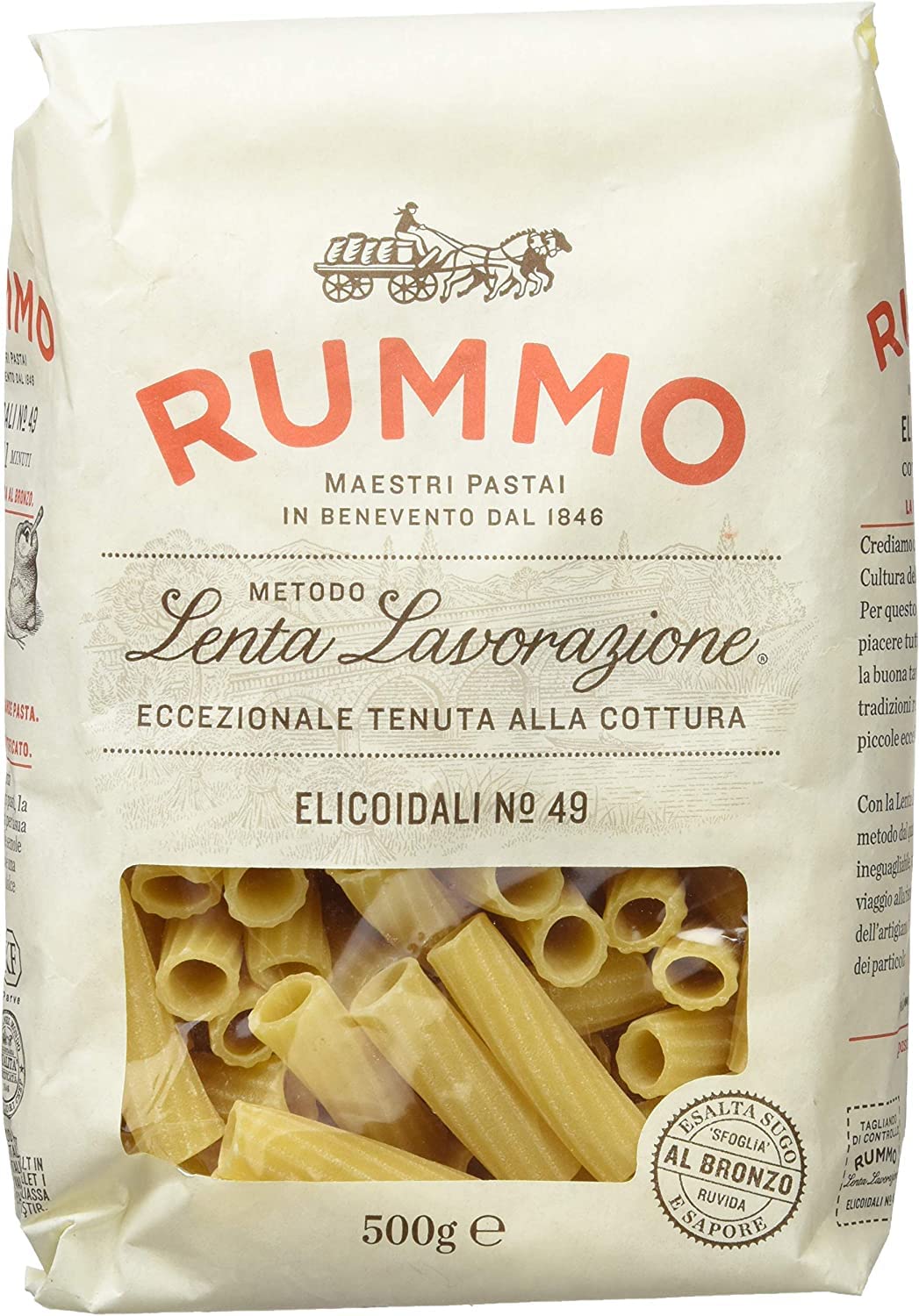 Italian Gourmet Elicoidali N.49 pâtes italiennes striées 20 x 500g